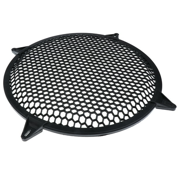 Black Mesh Cover Waffle Speaker Grill Protect Guard Car Audio G Black Mesh Cover Waffle Speaker Grill Protect Guard Car Audio G